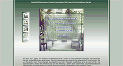 Desktop Screenshot of mueller.psychotherapiepraxis.de